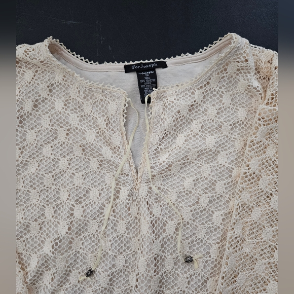 NWOT - Crocheted "For Joseph" Off White Top - Size 1X - Picture 5 of 9